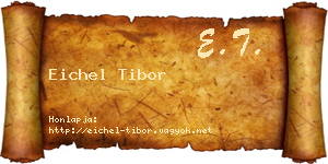 Eichel Tibor névjegykártya